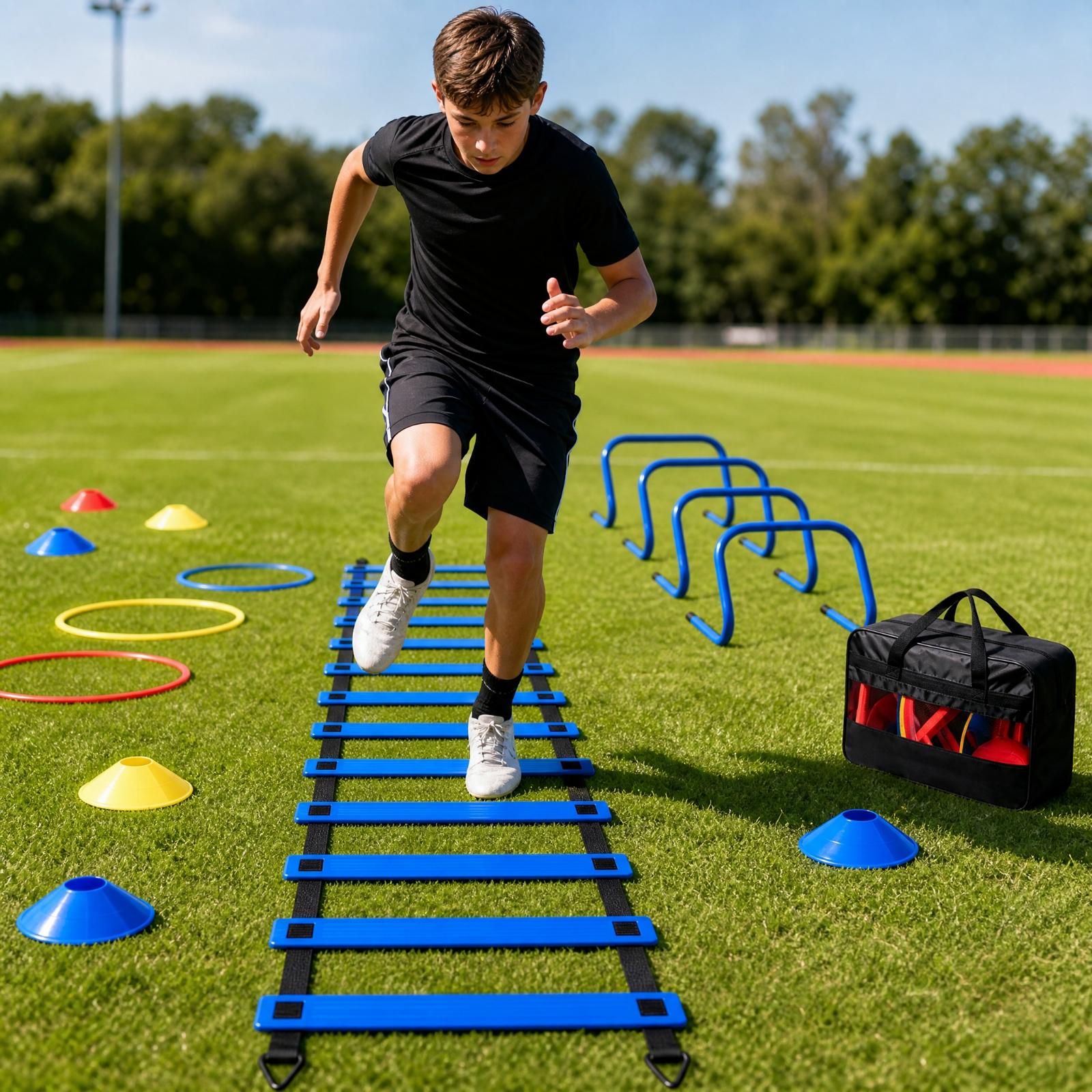 Agility Ladder Speed - Kids Agility Ladder Speed Training Set