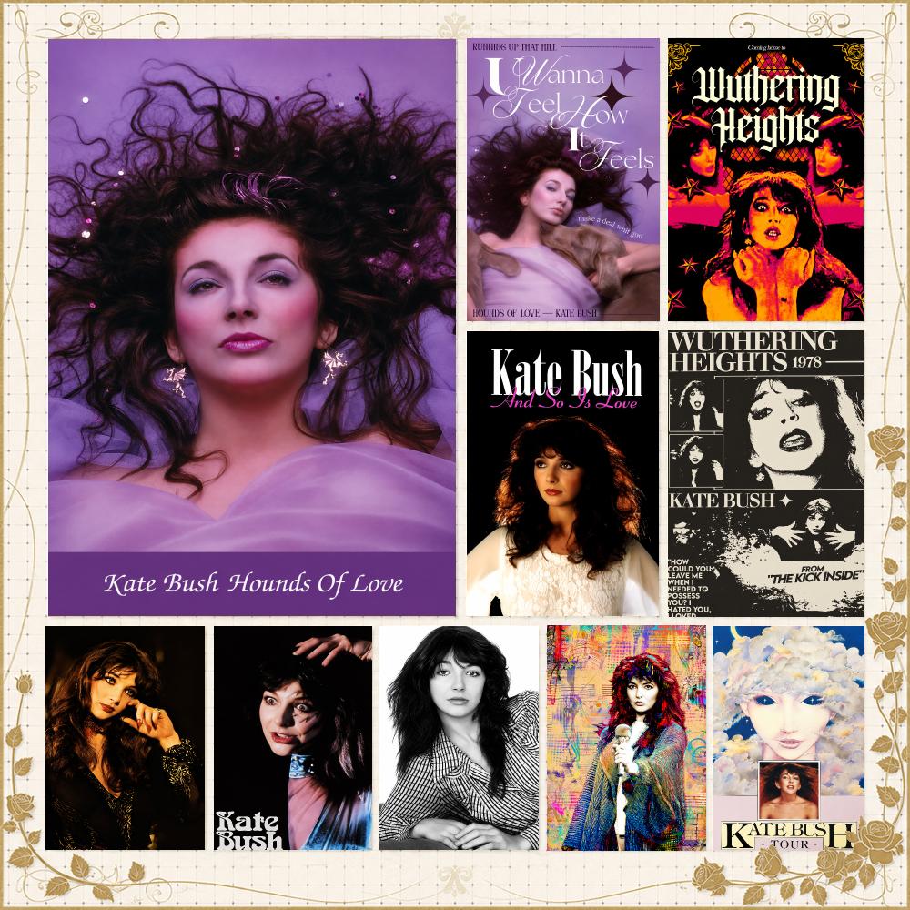Home Gym Icon - Singer K-Kate Bush Art Pop Icon
