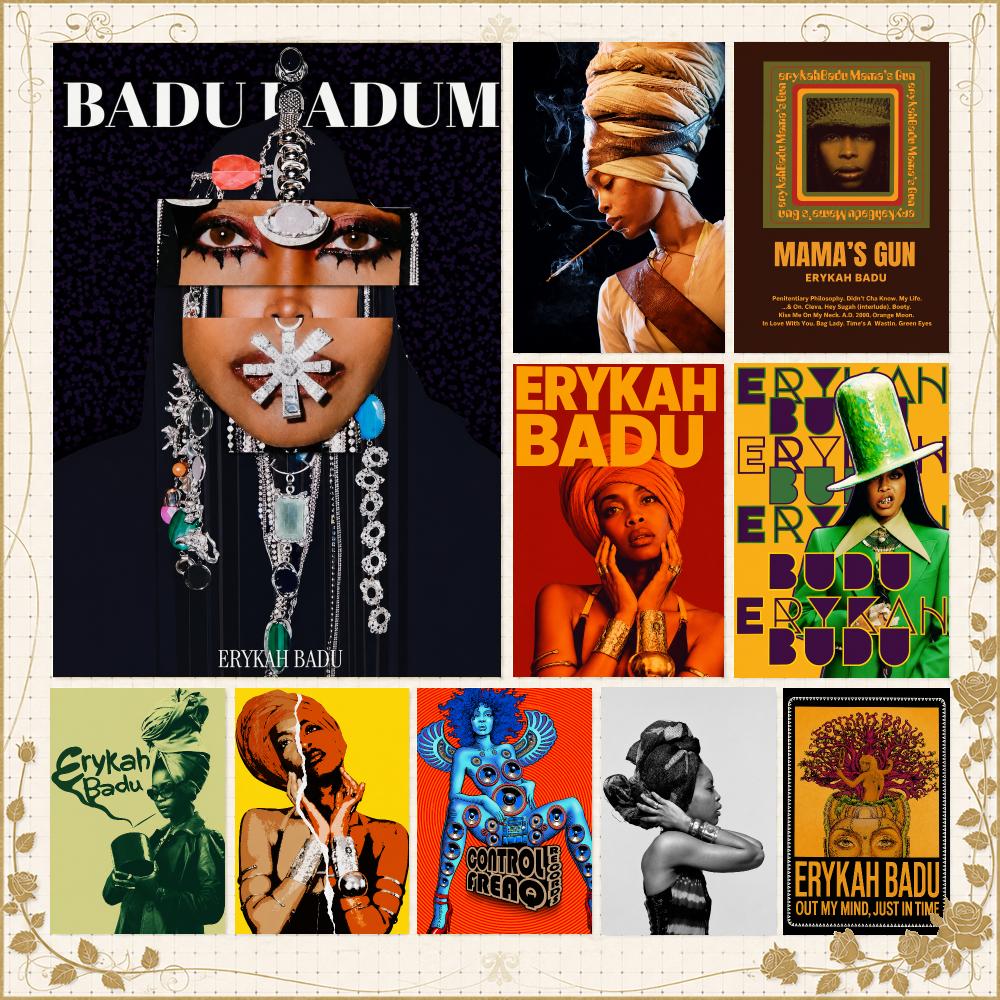 Home Gym Icon - Singer E-Erykah Badu Neo Soul Icon