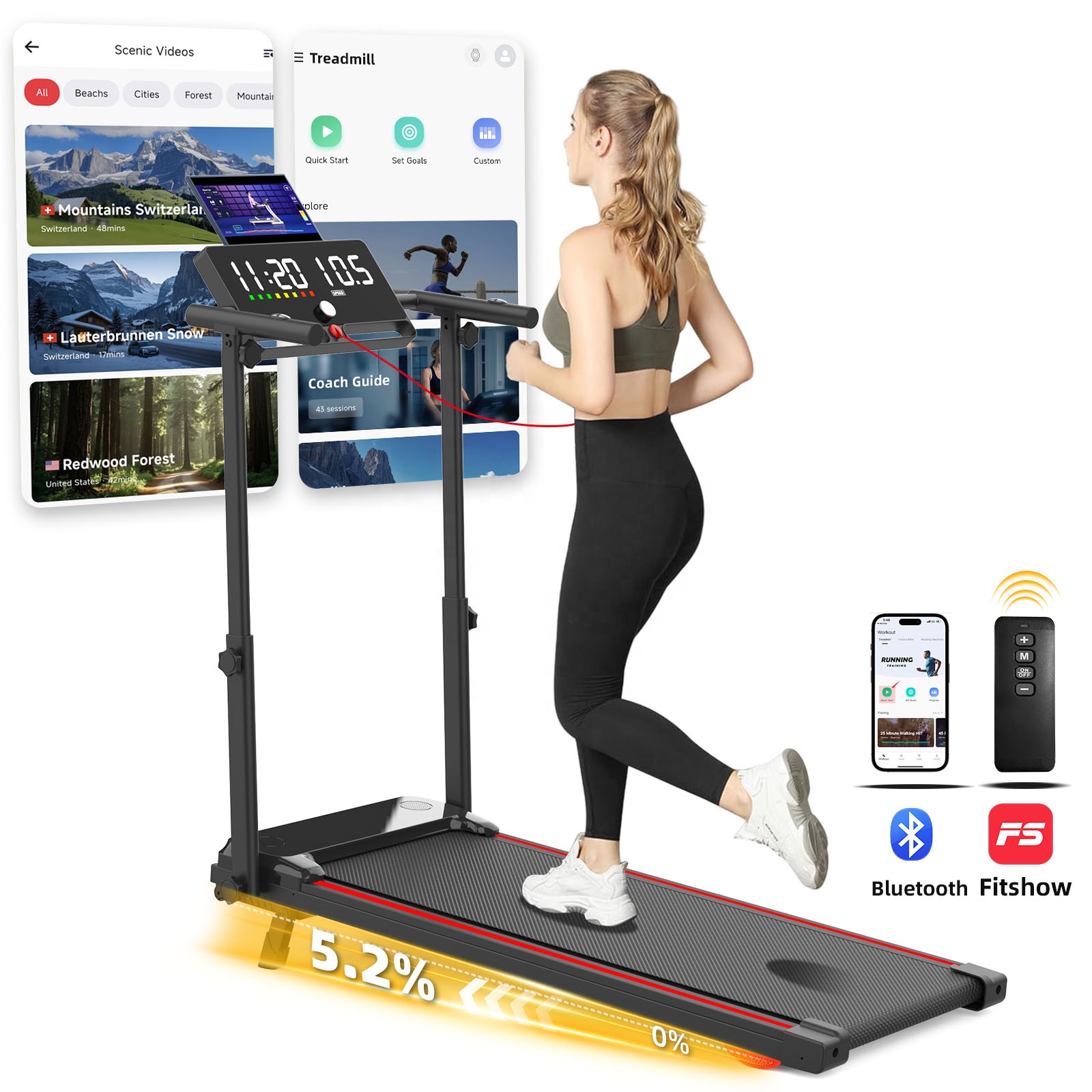 Home Gym Price - Low Price Folding Treadmill Portable Walking