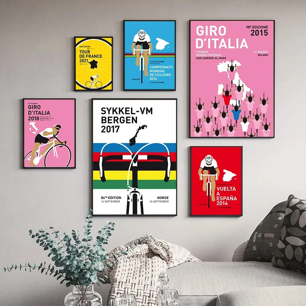 Home Gym On Wall - Sports France Universal Cycling Tour Poster