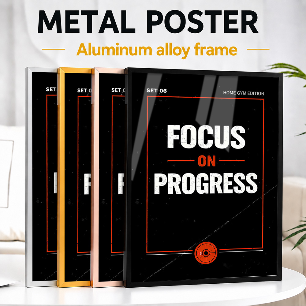 Focus On Progress Gym Motivati - Home Gym On Wall recension och pris
