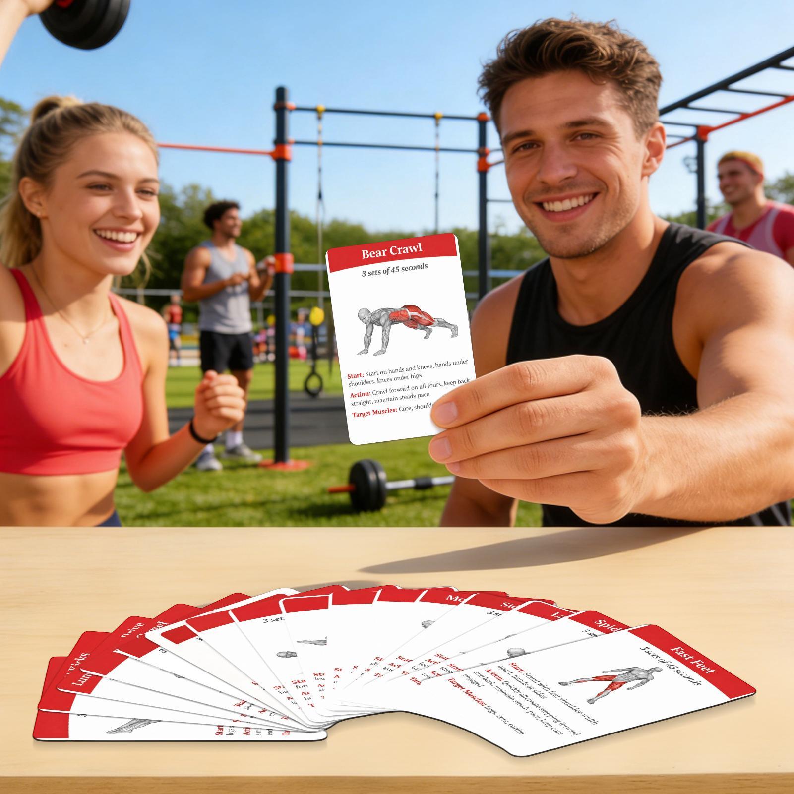 Workout Cards Exercise Deck 36 - Home Gym Outfit recension och pris