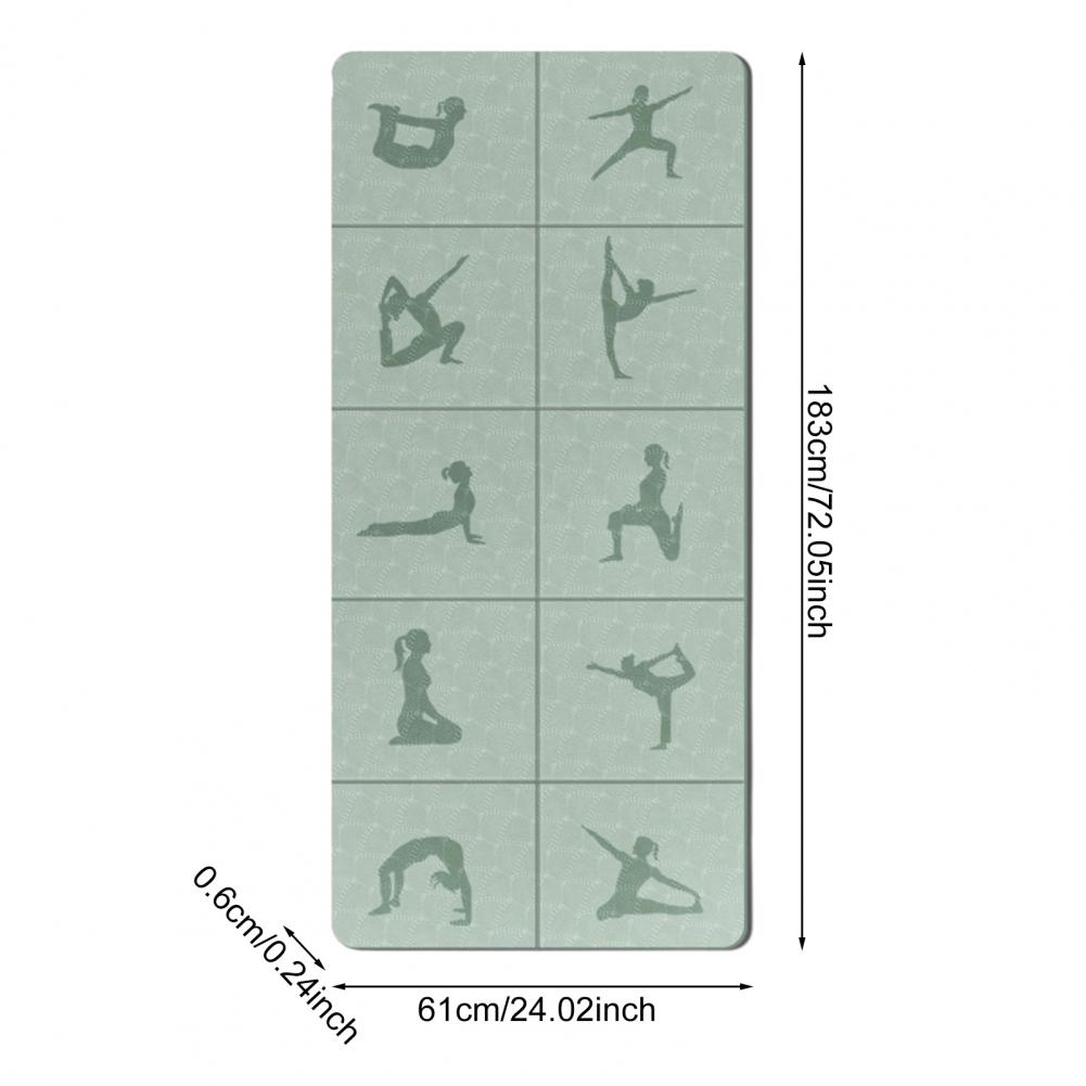 Foldable Yoga Mat Extra Portab - Home Gym On Carpet recension och pris