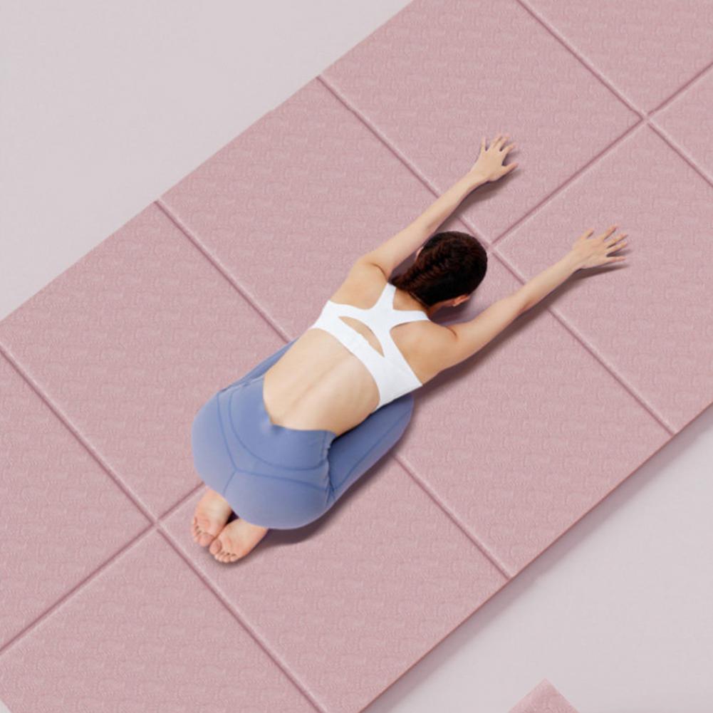 Foldable Yoga Mat Extra Portab - Home Gym On Carpet recension och pris