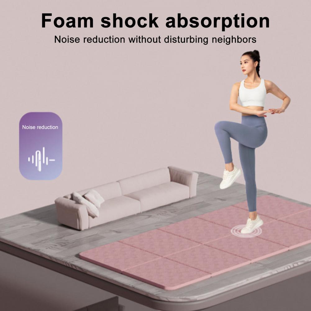 Foldable Yoga Mat Extra Portab - Home Gym On Carpet recension och pris