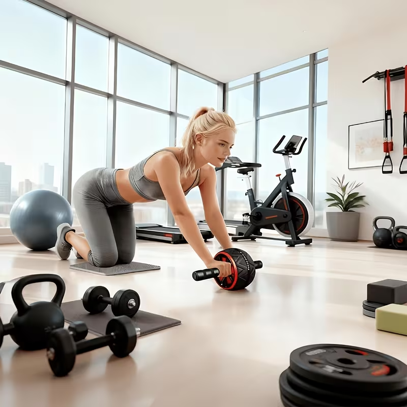 Ab Roller Wheel and Knee Mat,  - Home Gym Ideas recension och pris