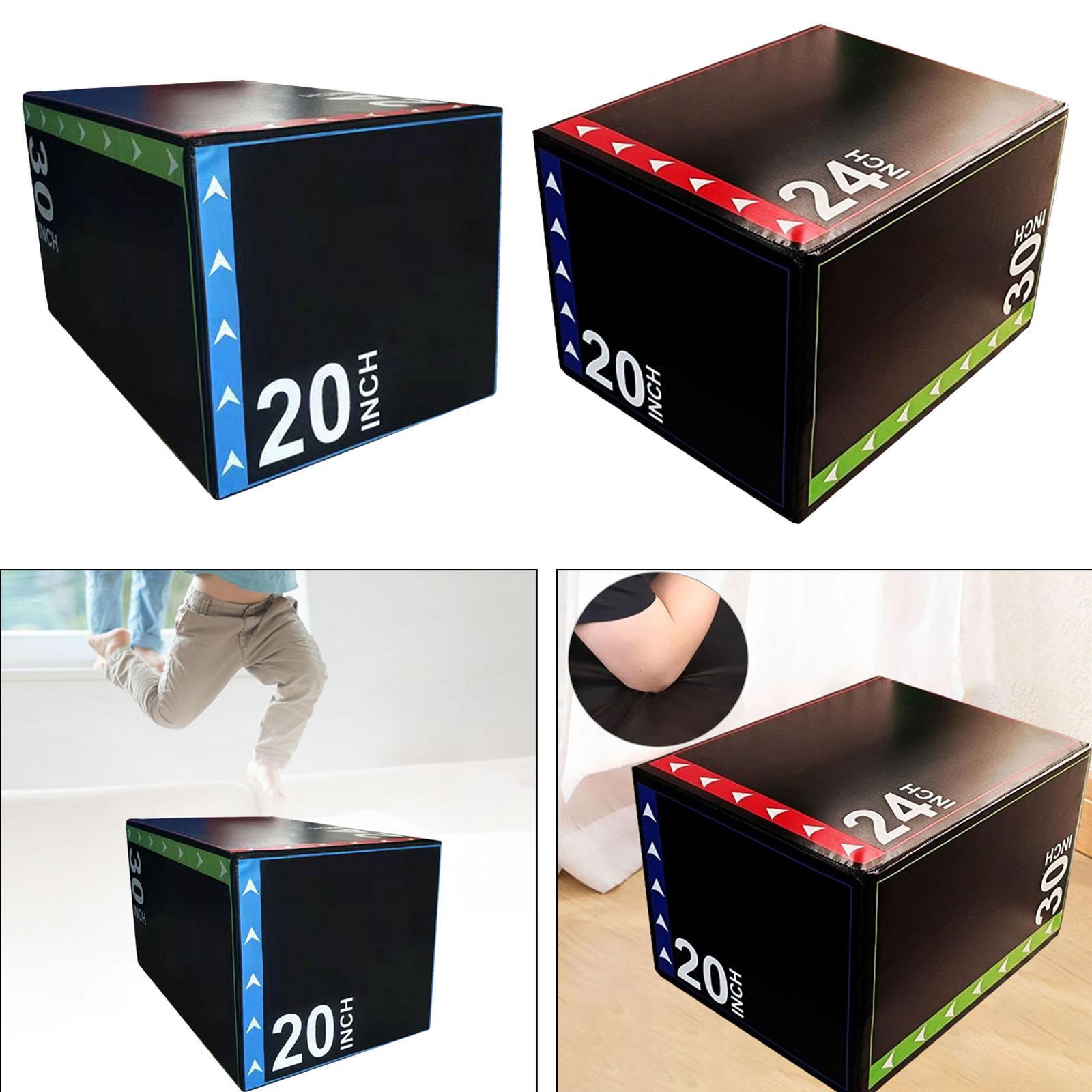 3-in-1Jump Box Plyometric Box  - Home Gym On Carpet recension och pris