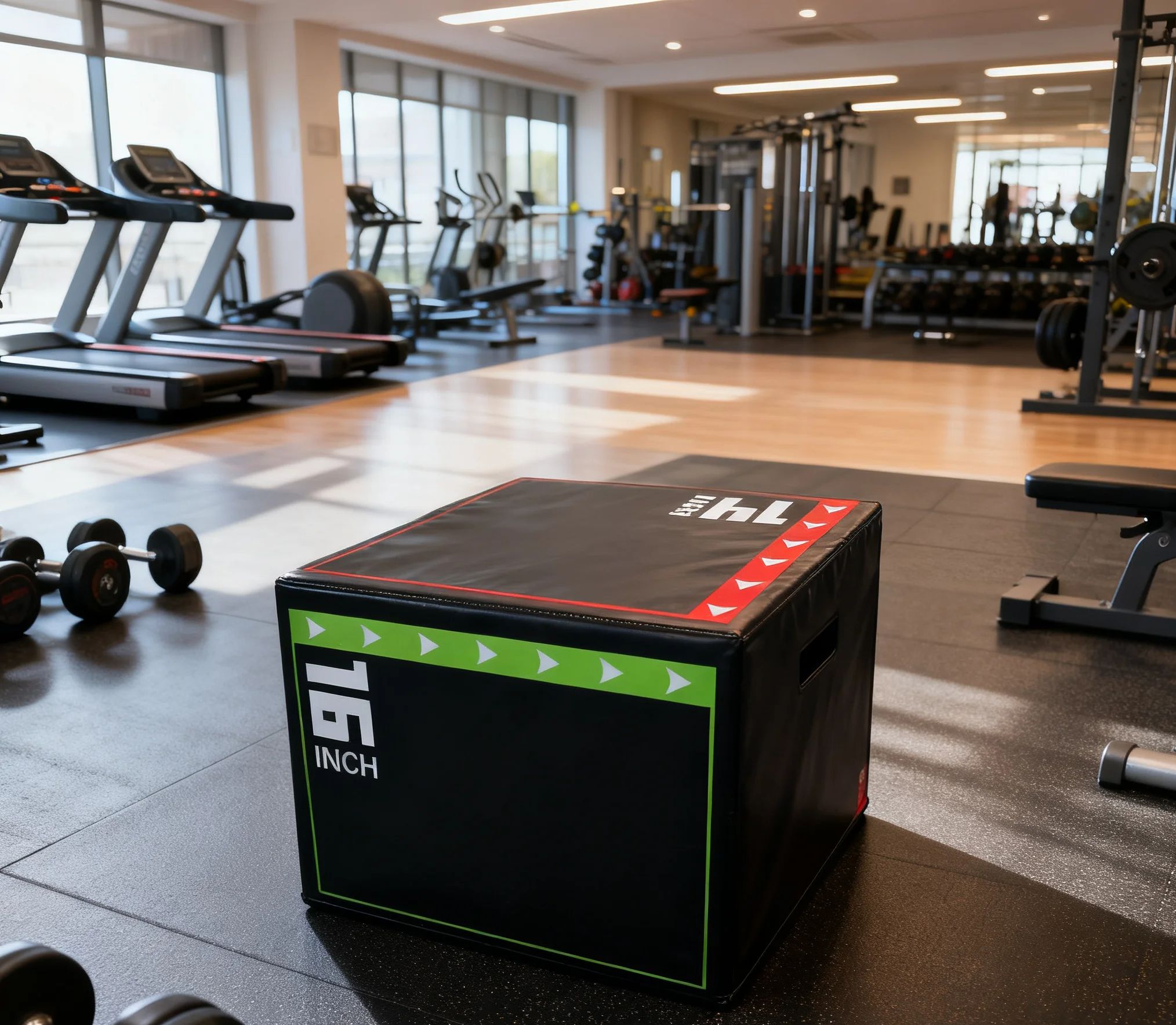 3-in-1Jump Box Plyometric Box  - Home Gym On Carpet recension och pris