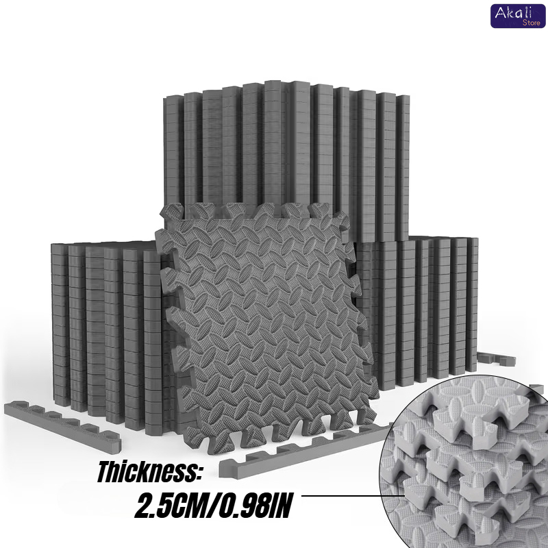 2.5cm Thick EVA Foam Interlock - Home Gym On Carpet recension och pris