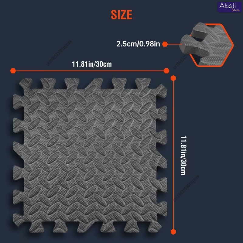 2.5cm Thick EVA Foam Interlock - Home Gym On Carpet recension och pris