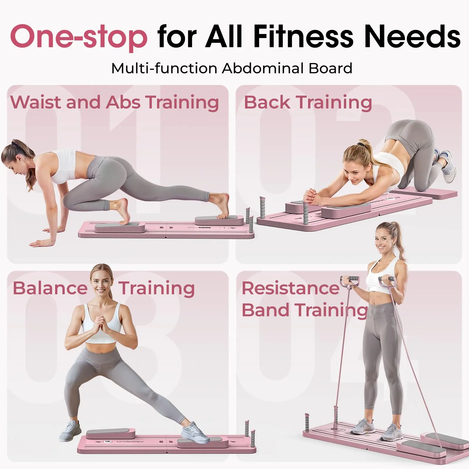 Foldable Pilates Board Multifu - Home Gym Multifunctional recension och pris
