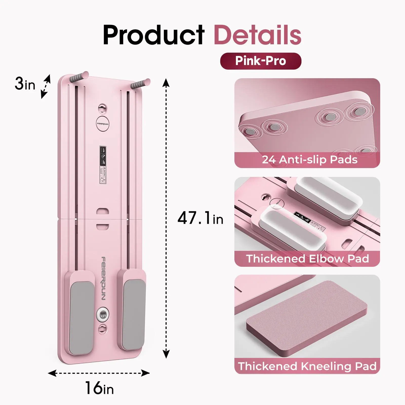 Foldable Pilates Board Multifu - Home Gym Multifunctional recension och pris