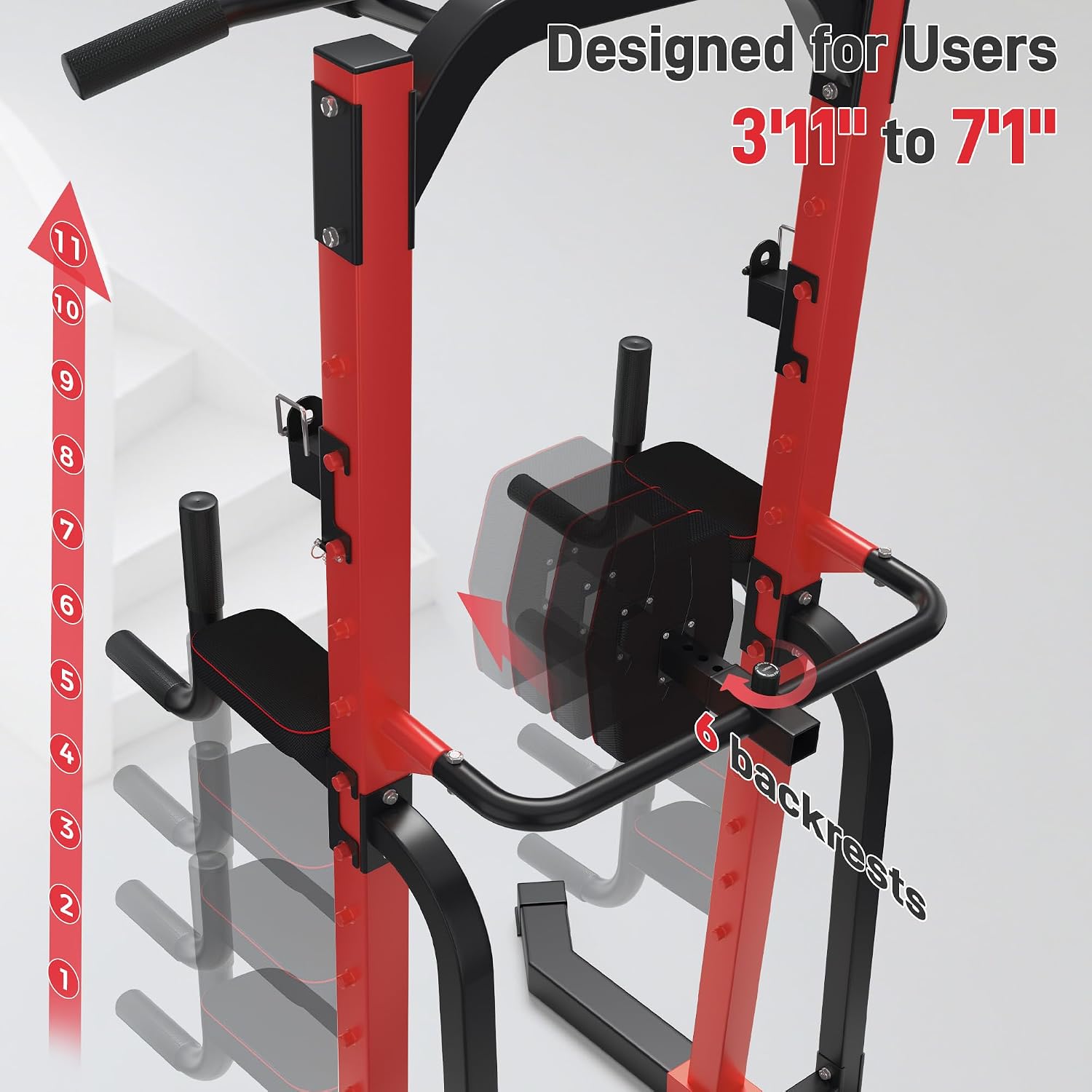 Heavy Duty Power Tower Pull Up - Home Gym Multifunctional recension och pris