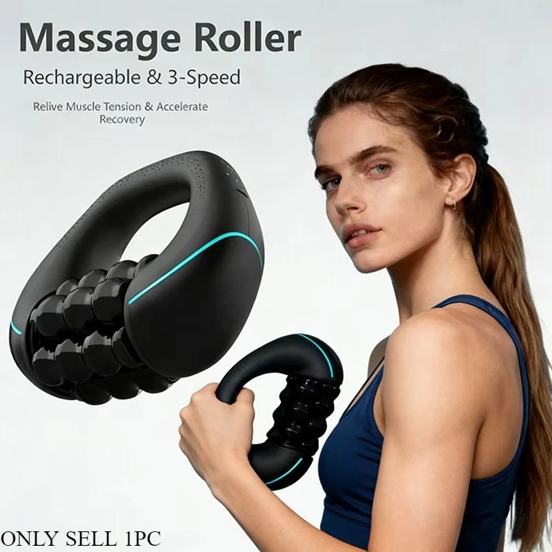 Vibrating Handheld Massage Rol - Home Gym Portable recension och pris
