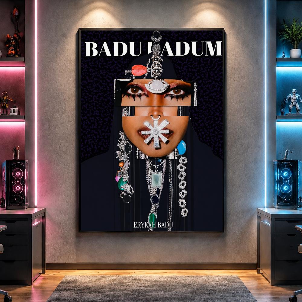 Singer E-Erykah Badu Neo Soul  - Home Gym Icon recension och pris