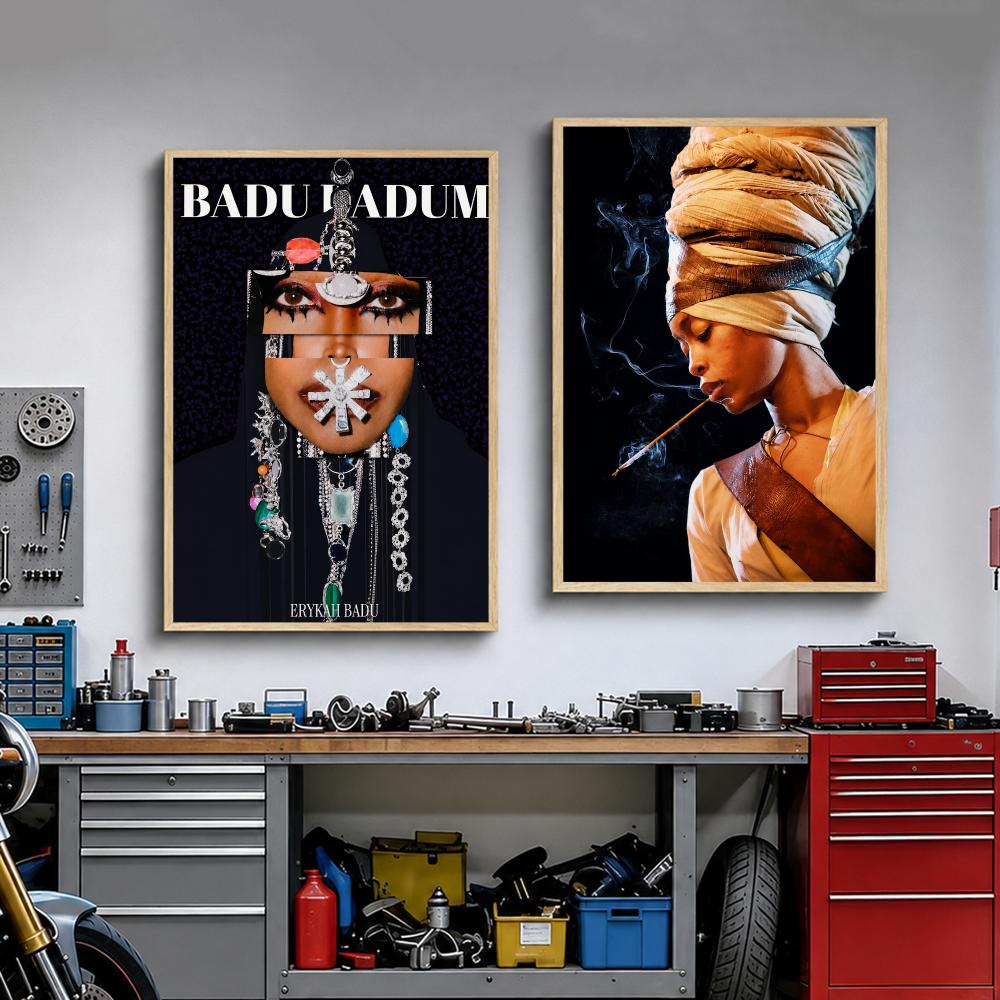 Singer E-Erykah Badu Neo Soul  - Home Gym Icon recension och pris