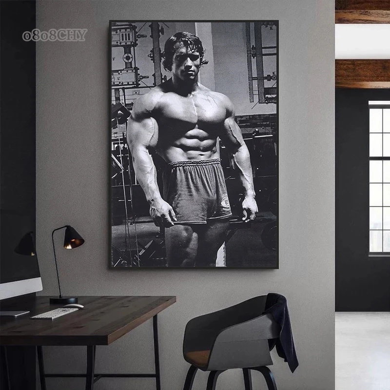 Bodybuilding Famous Character  - Home Gym On Wall recension och pris