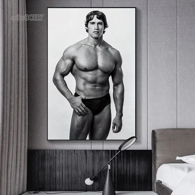 Bodybuilding Famous Character  - Home Gym On Wall recension och pris