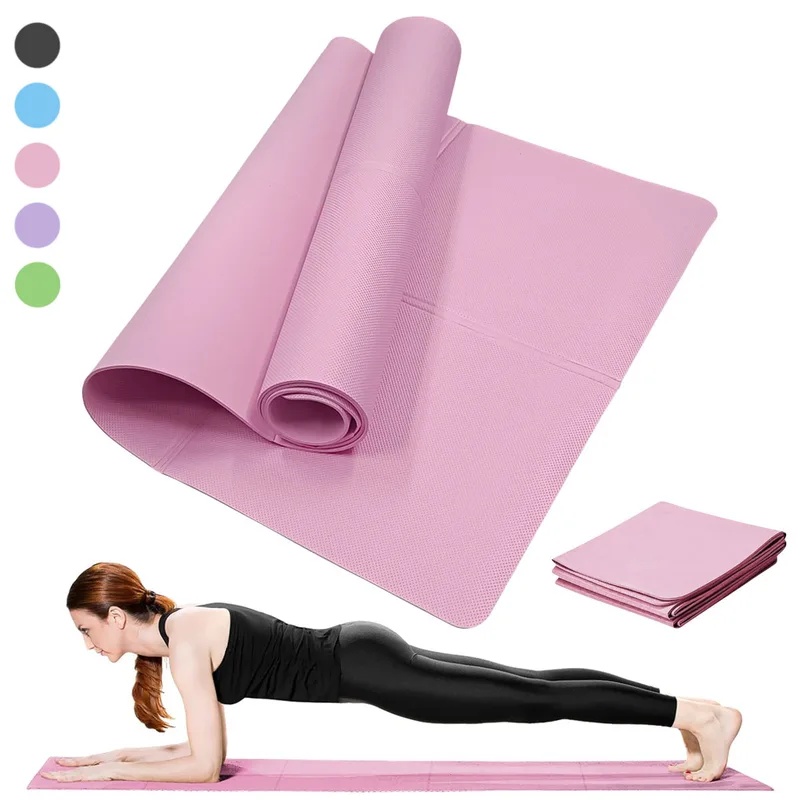 Multi‑Thickness Non‑Slip Yoga  - Home Gym On Carpet recension och pris