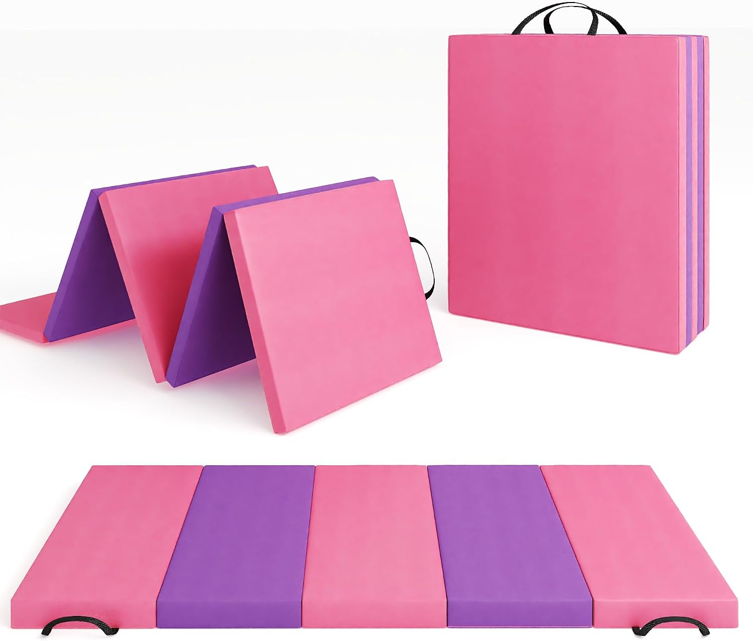 Foldable Yoga Mat Gymnastics M - Home Gym On Carpet recension och pris