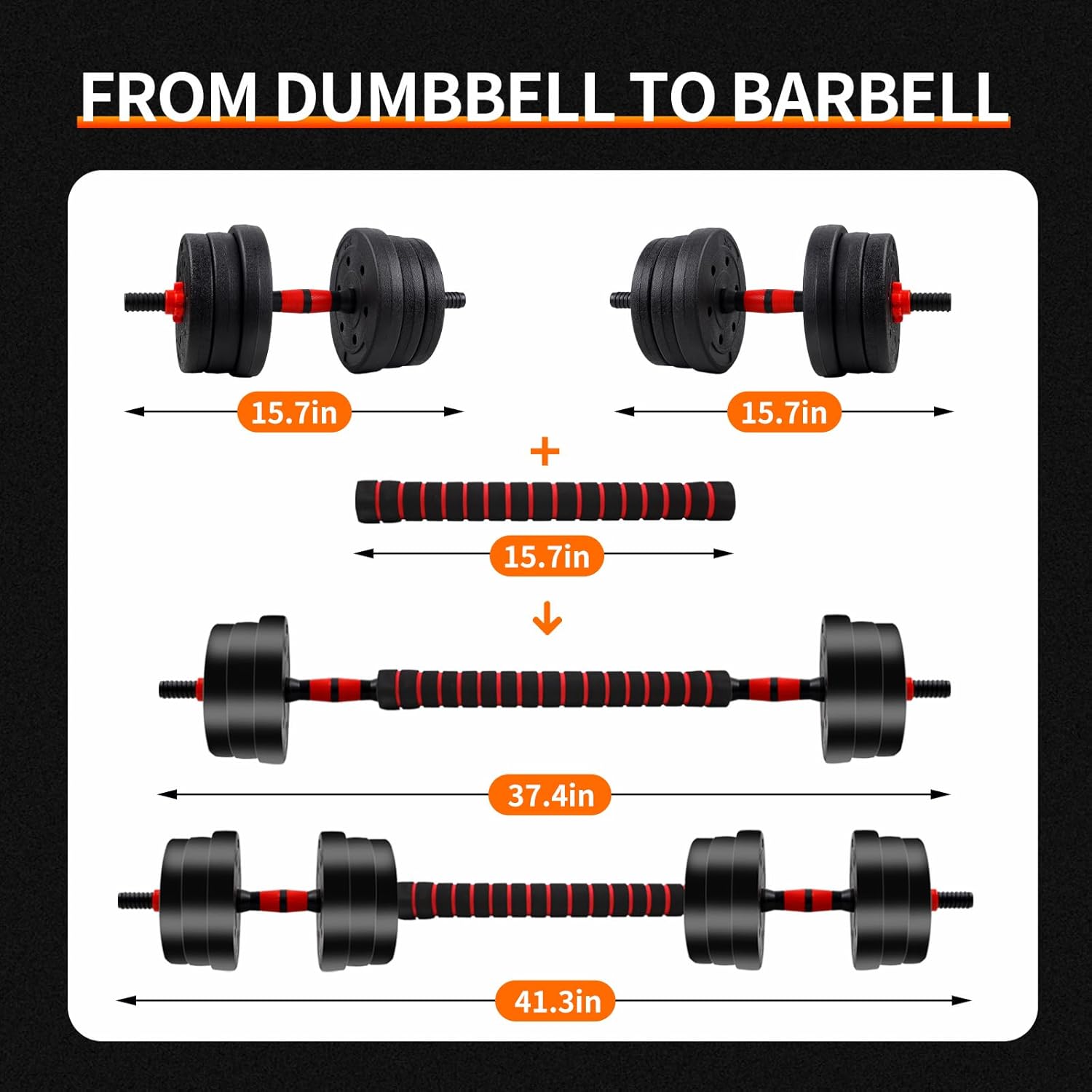 5-44lbs Adjustable Dumbbell to - Home Gym Outfit recension och pris