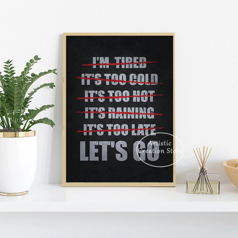 Iconic Gym Inspirational Quote - Home Gym Icon recension och pris