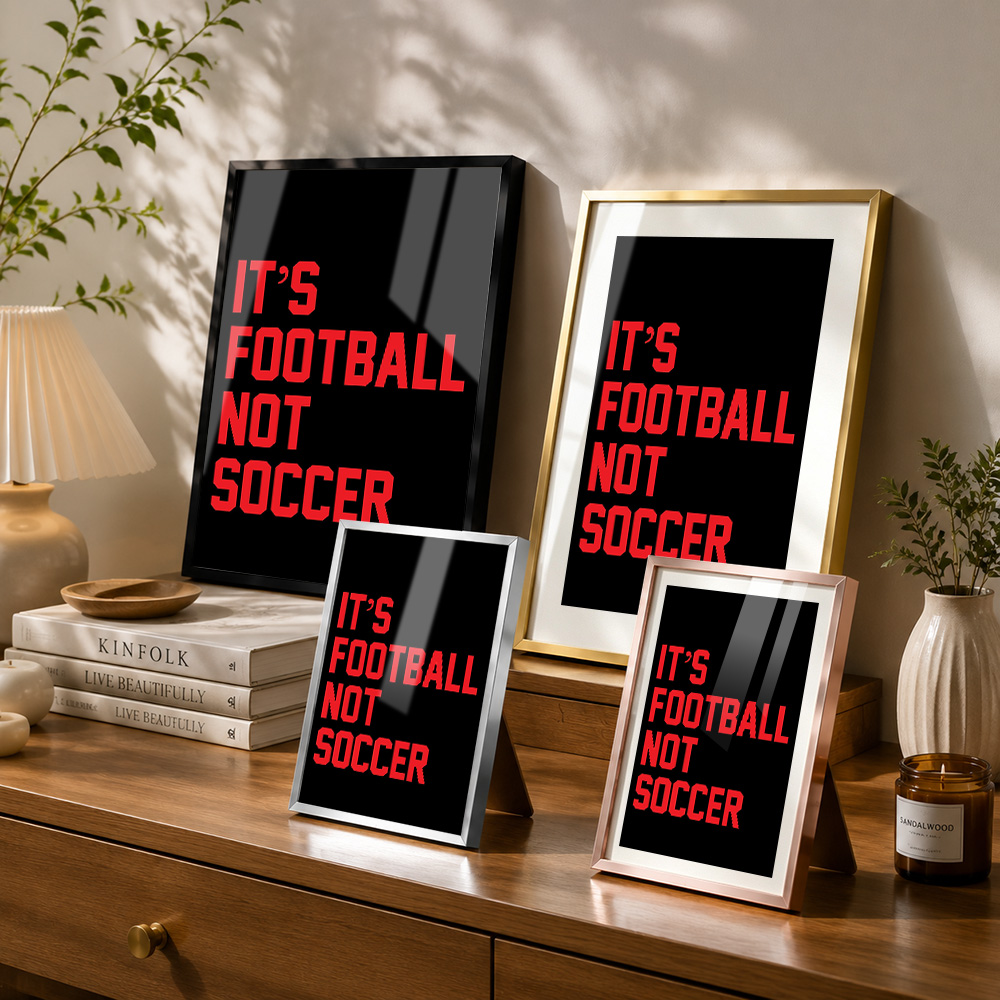 It's Football Not Framed Alumi - Home Gym Icon recension och pris