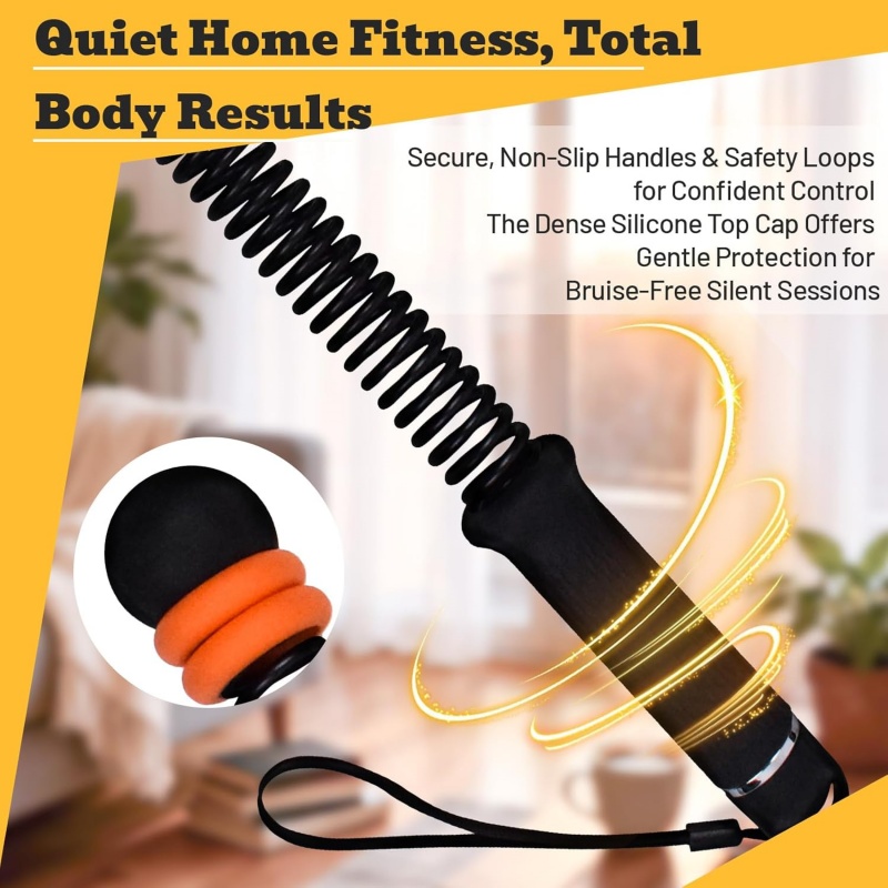 Easy Carry Silent Fitness Tool - Home Gym Weight recension och pris