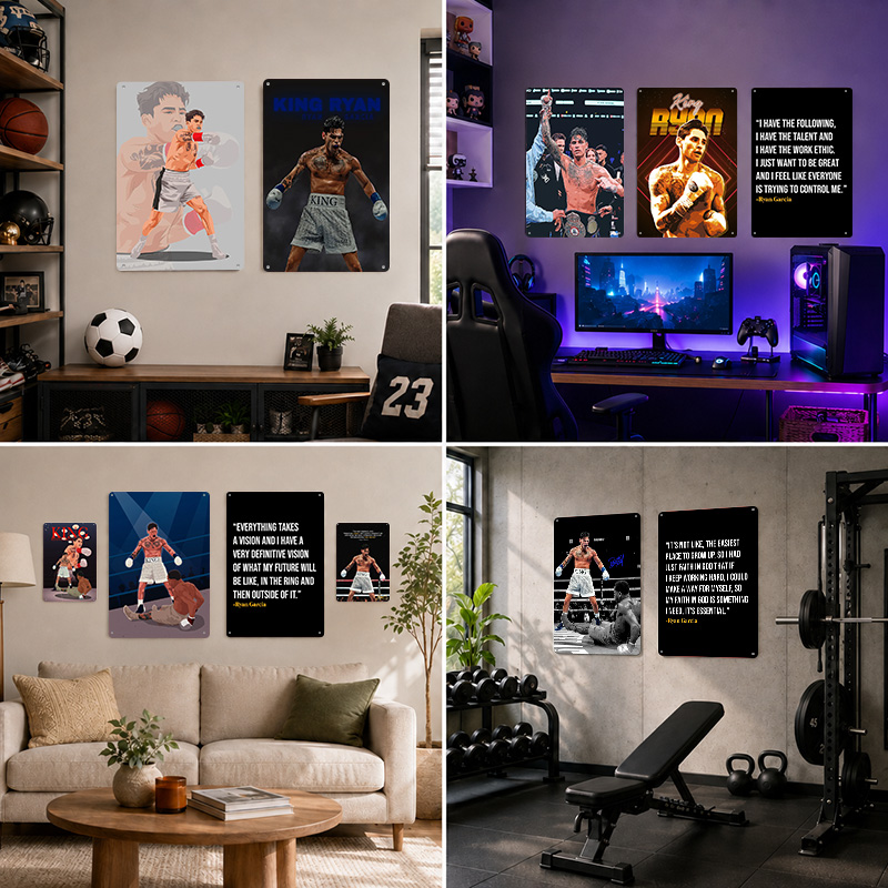 Ryan Garcia Aluminum Posters P - Home Gym Icon recension och pris