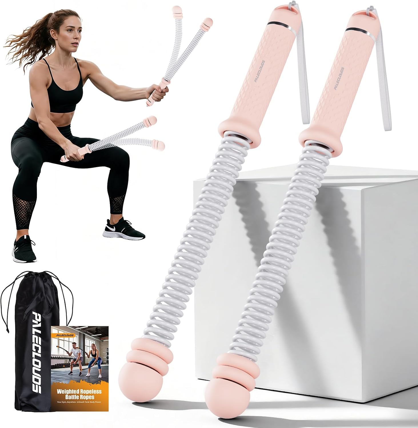 Portable Ropeless Battle Ropes - Home Gym Portable recension och pris