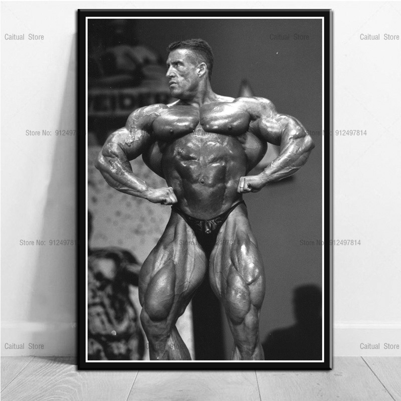 Great Dorian Yates Man Muscle  - Home Gym On Wall recension och pris
