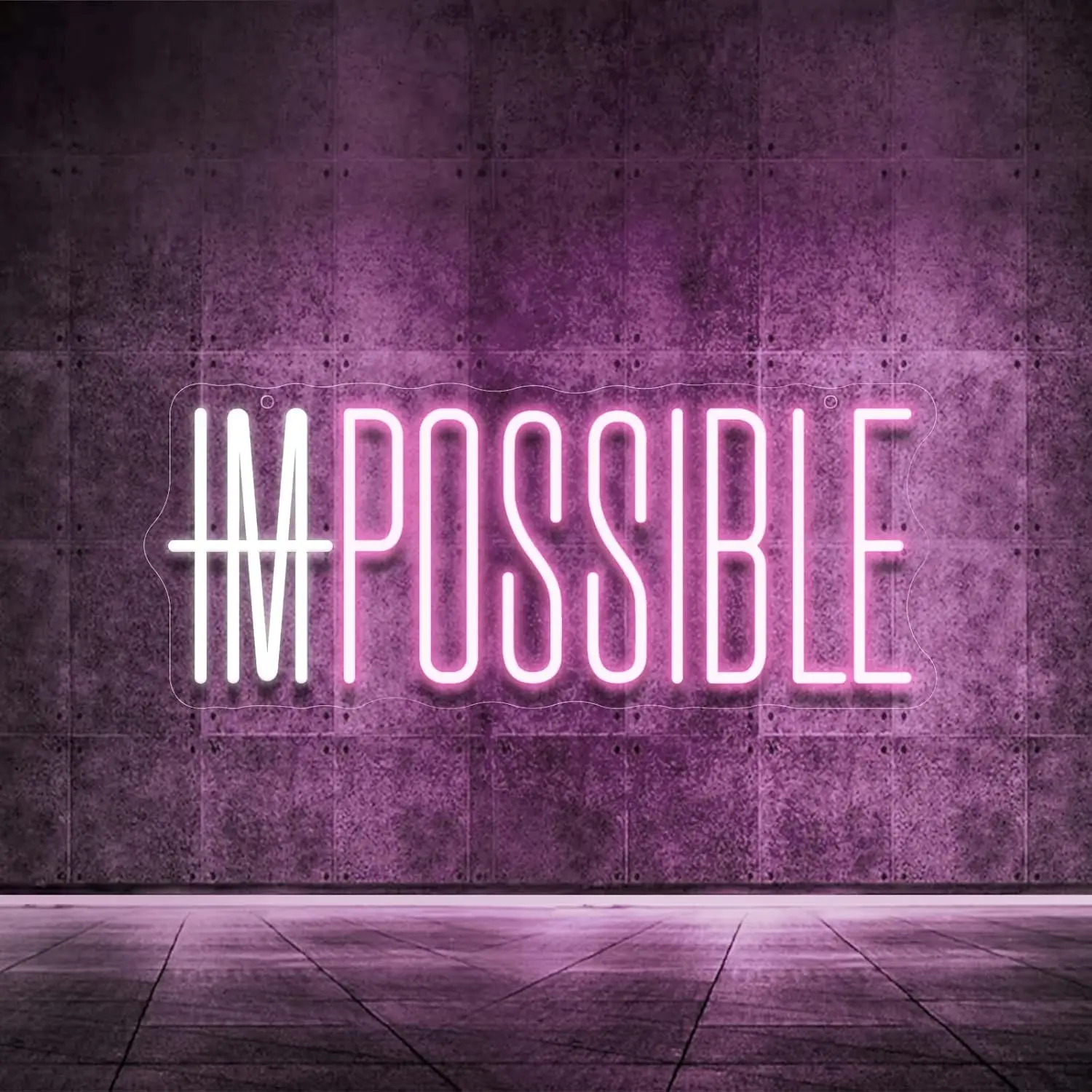 I'm Possible Neon Sign Party D - Home Gym Studio recension och pris