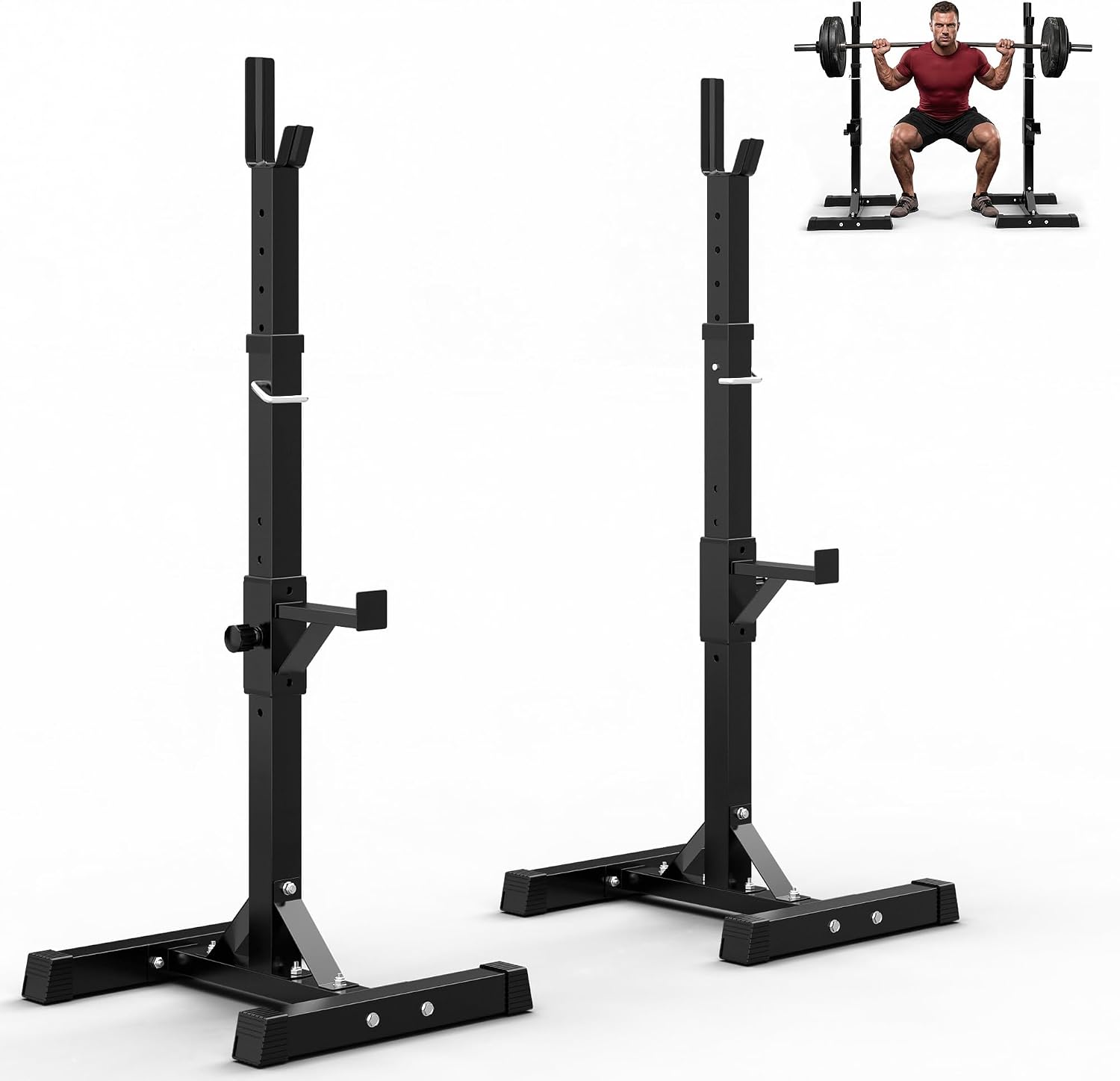 Adjustable Squat Rack Stands f - Home Gym Portable recension och pris