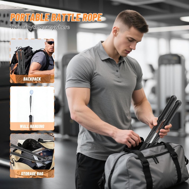 Wireless Swing Combat Rope, 2P - Home Gym Outfit recension och pris