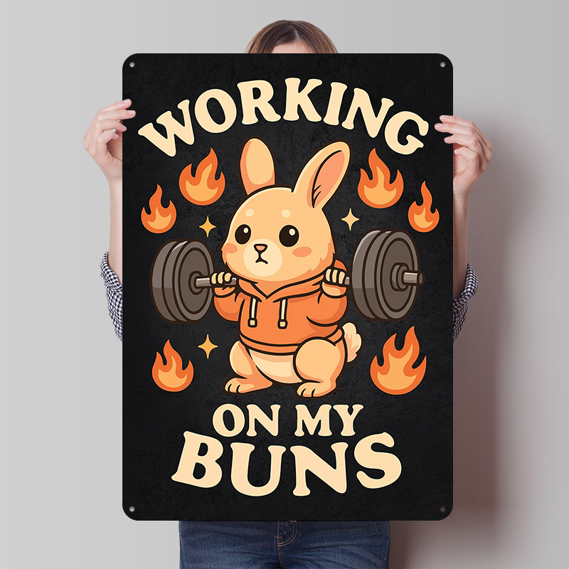 Working On My Buns – Cute Gym  - Home Gym On Wall recension och pris
