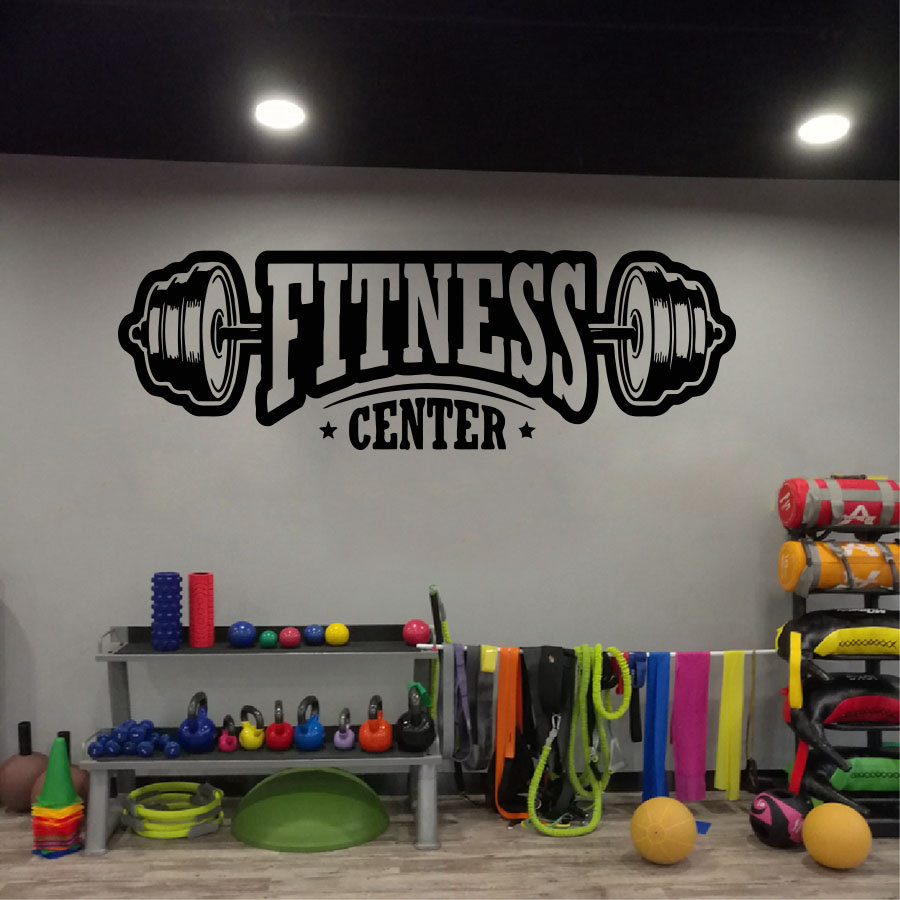 Gym vinyl decor wall decal fit - Home Gym On Wall recension och pris