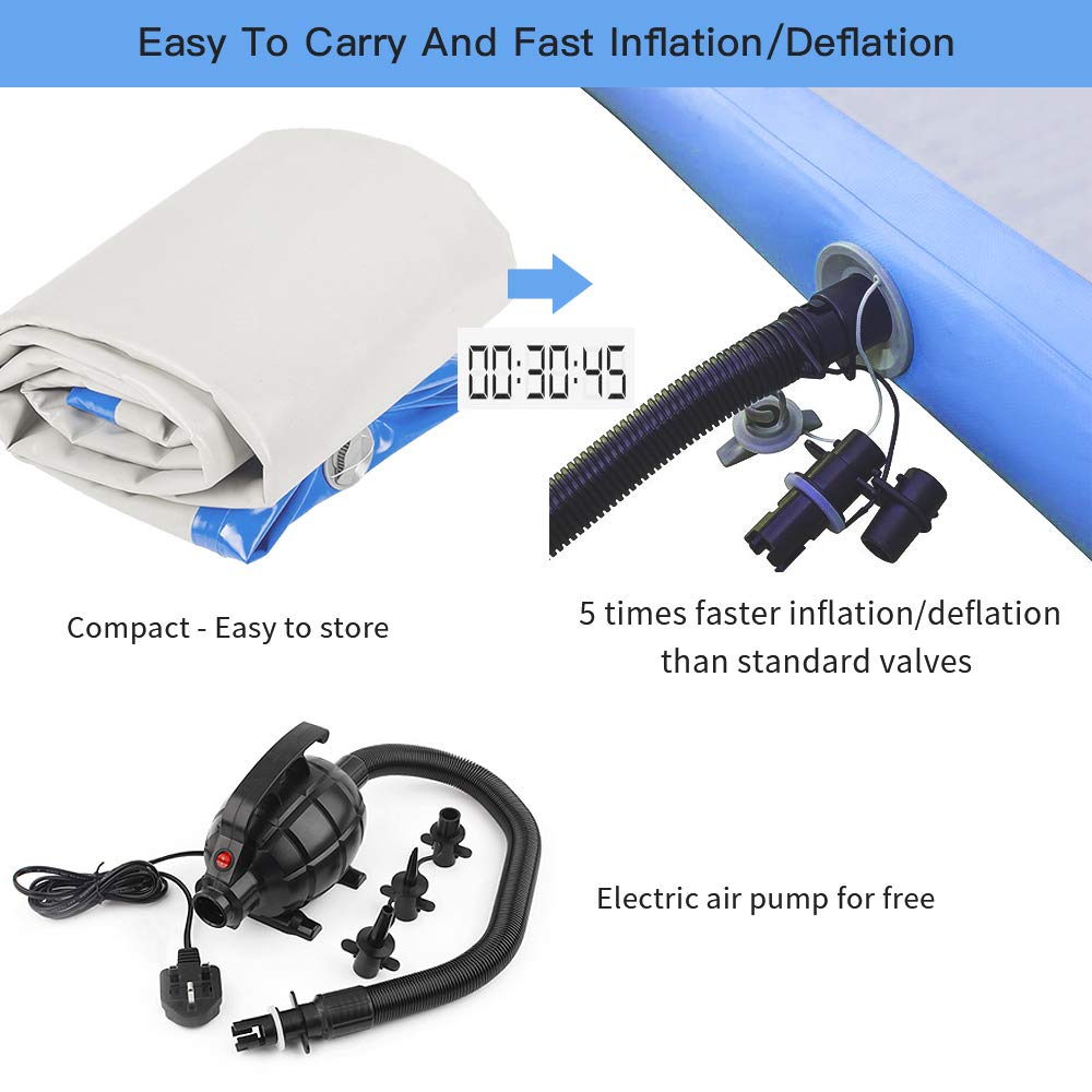 3 Meters Inflatable Air Gym Ai - Home Gym On Carpet recension och pris