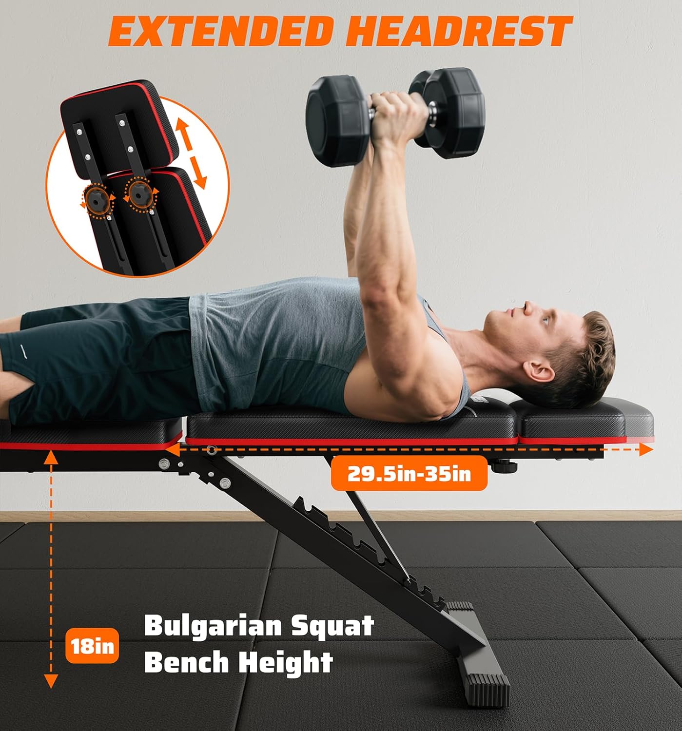 Home Gym Foldable Weight Bench - Home Gym Weight recension och pris