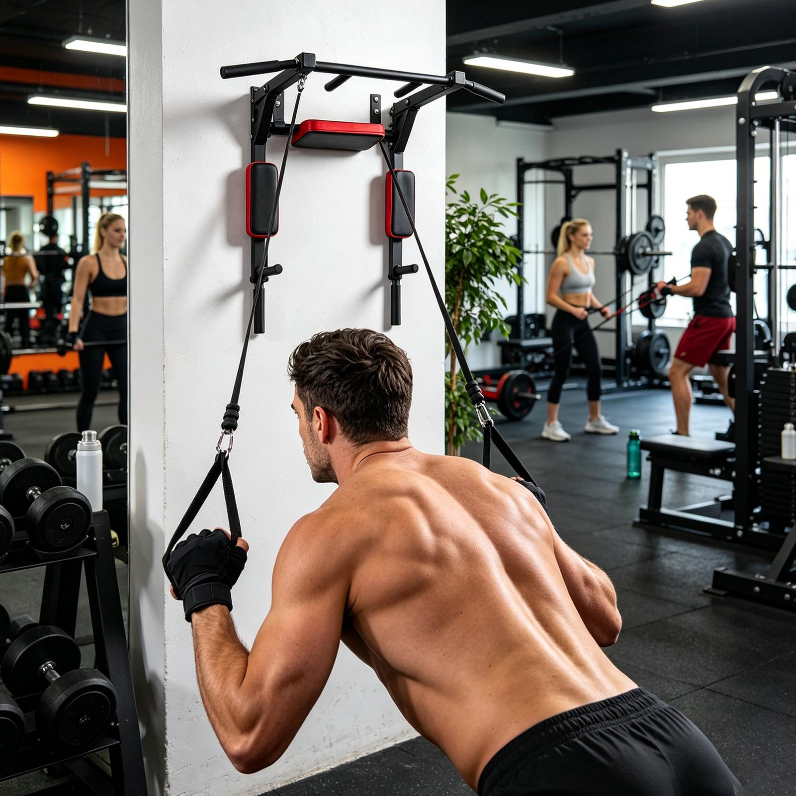 Wall-Mounted Pull-up Bar Fitne - Home Gym On Wall recension och pris